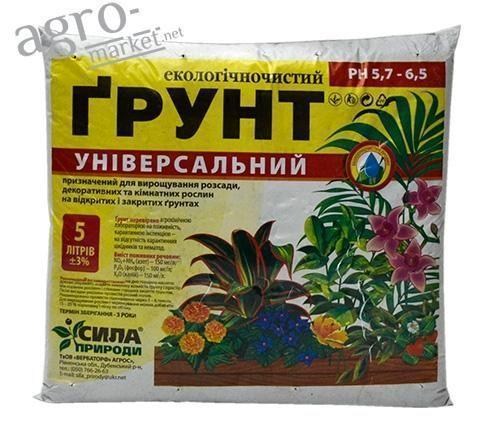 Грунтосмесь "Универсальный" ТМ "Сила природы" 5л