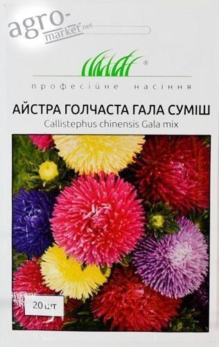 Астра игольчатая "Гала смесь" ТМ "Hem Zaden" 20шт