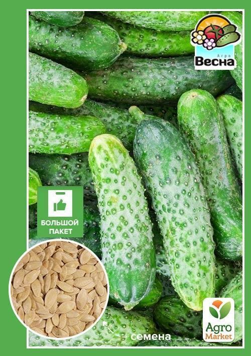 Огірок "Крак F1" (Великий пакет) ТМ "Весна" 1.5г
