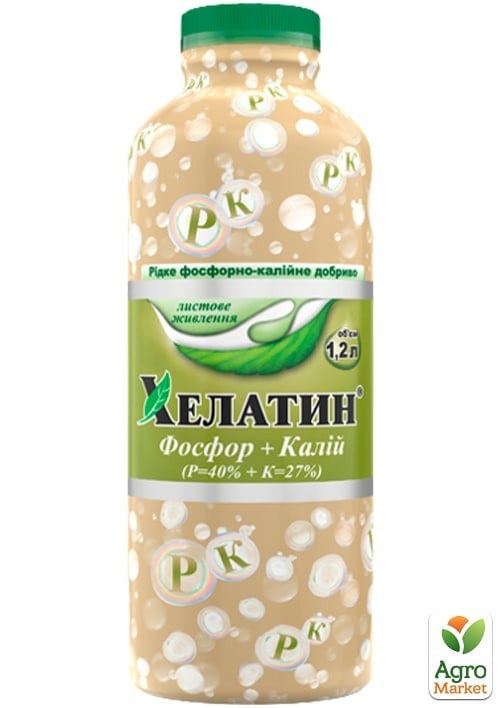 Минеральное удобрение "Хелатин Фосфор+Калий" ТМ "Киссон" 1,2л