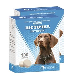 Продукт Косточка Иммуновит Минерально - витаминная подкормка для собак  200 г (3402910)