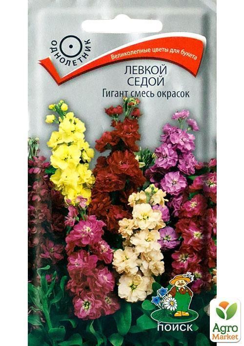 Левкой седой "Гигант смесь" ТМ "Поиск" 0.1г