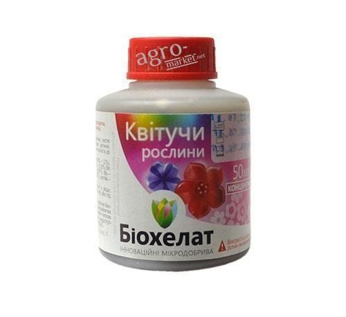 Минеральное удобрение для цветущих растений ТМ "Биохелат" 50мл