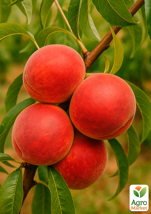 Персик "Роял Ві" (літній сорт, середній термін дозрівання)