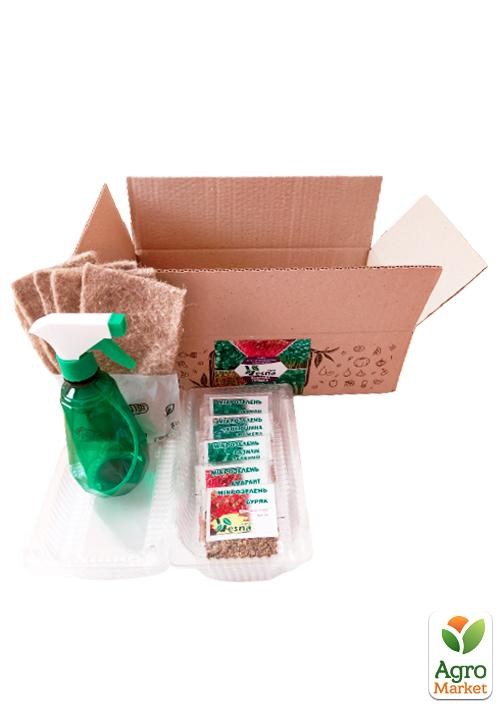 Набор для проращивания микрозелени "Яркая грядка" - фото 2