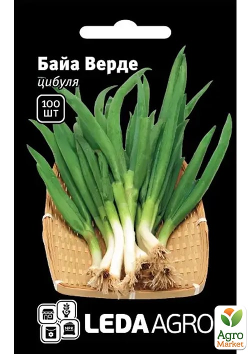 Цибуля на перо "Байа Верде" ТМ "Leda Agro" 100шт