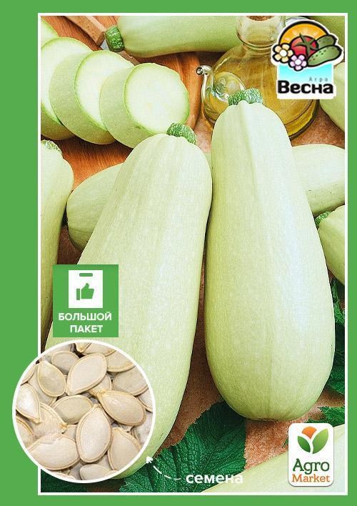 Кабачок "Білоплідний" (Великий пакет) ТМ "Весна" 5г
