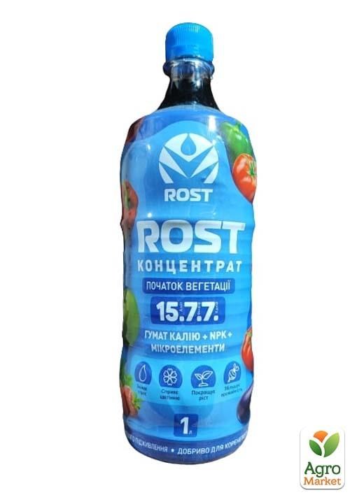 Органо-минеральное удобрение "ROST Концентрат 15+7+7 Азотный" ТМ "Rost" 1л