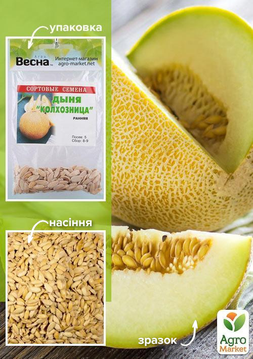 Диня "Колгоспниця" (Зипер) ТМ "Весна" 3г