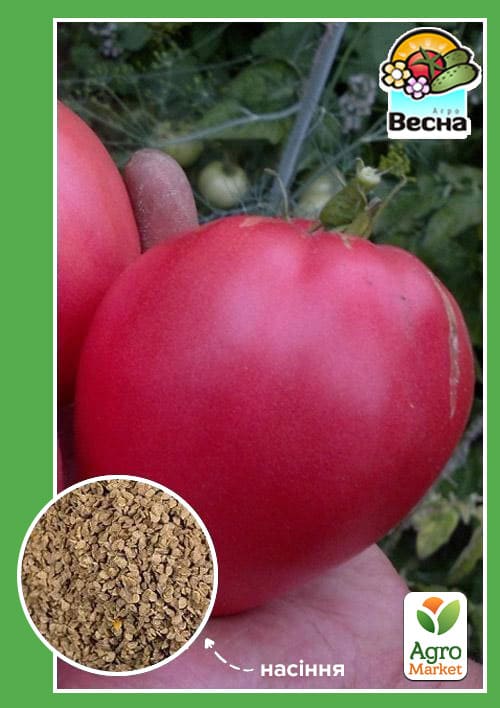 Томат "Волове серце рожеве" ТМ "Весна" 0.1г