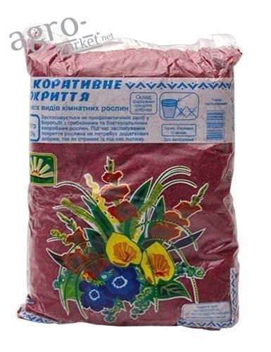 Покрытие декоративное красное 1л