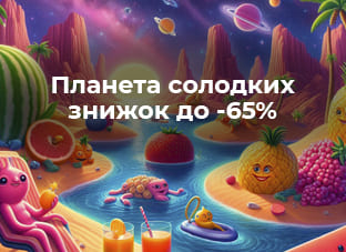 Планета солодких знижок до -65%!