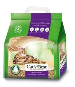 Cat`s Best Smart Pellets Древесный комкующийся наполнитель для кошачьего туалета 5 кг (0008850)