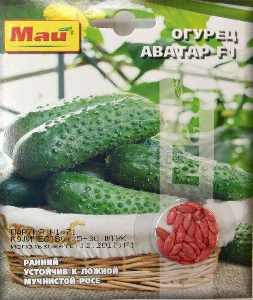 Огірок "Аватар F1" ТМ "Май" 25-30шт