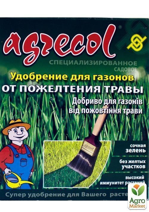 Мінеральне добриво для газонів "Від пожовтіння трави" ТМ "Agrecol" (Польща, коробка) 1кг