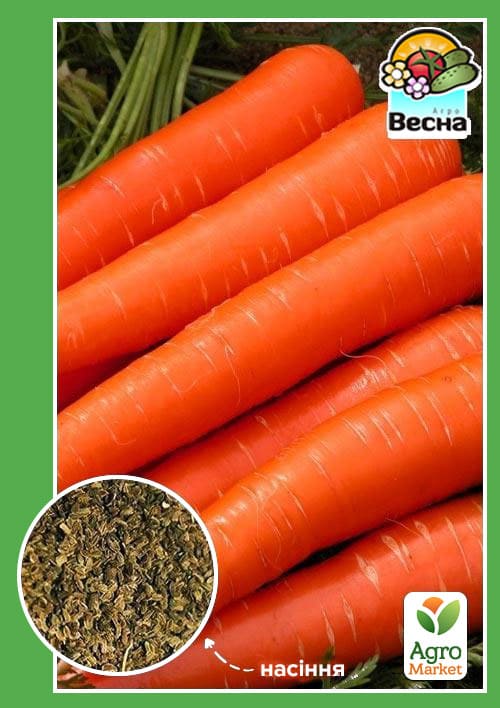 Морква "Червона троянда" ТМ "Весна" 2г