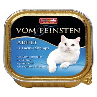Animonda Von Feinsten Adult Влажный корм для кошек с лососем и креветками  100 г (8320210)