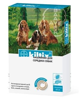 Средства от блох и клещей Байер Килтикс Ошейник 48 см для собак (0350910)