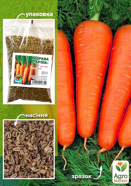 Морковь "Артек" ТМ "Весна" 100г