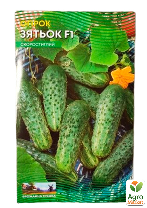 Огірок "Зятьок F1" (Великий пакет) ТМ "Весна" 0.5г - фото 2