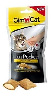 Лакомства Джимкэт Nutri Pockets для кошек Сыр + Таурин  60 г (4007161)