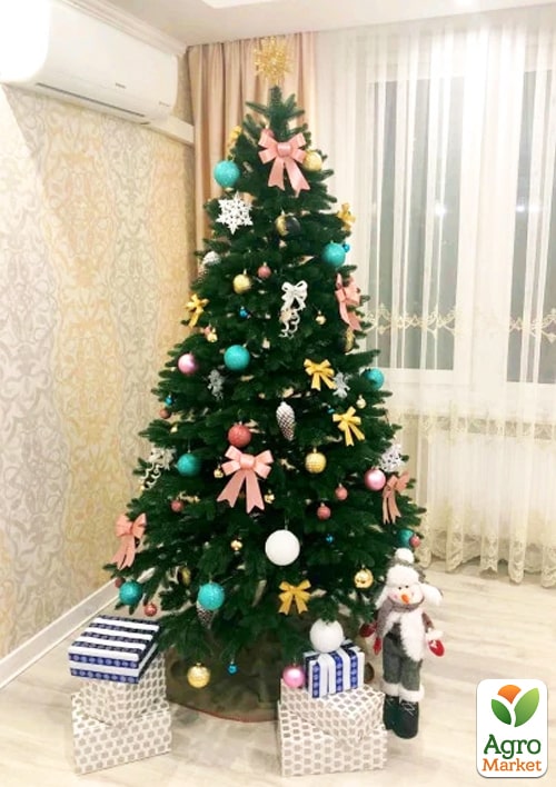 Новогодняя елка искусственная "Альпийская" высота 150см (пышная, зеленая) Праздничная красавица! - фото 4