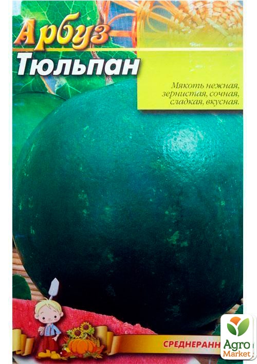 Арбуз "Тюльпан" (Большой пакет) ТМ "Весна" 4г