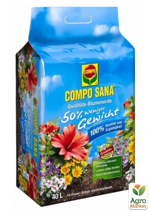 Торфосмесь универсальная COMPO SANA Light 40 л (2201)