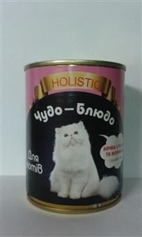 Корм консервированный Чудо-блюдо консервы для котов Утка, рис, морковка  360 г (4909480)