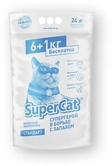 SuperCat Стандарт Гранулированный древесный наполнитель для кошачьего туалета 7 кг (5643820)2