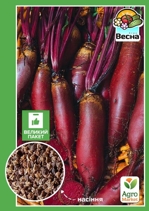 Буряк "Циліндра" (Великий пакет) ТМ "Весна" 6г