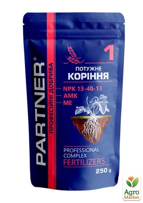 Комплексне добриво "Потужне коріння" NPK 13.40.13+АМК+МЕ ТМ Partner 250 г