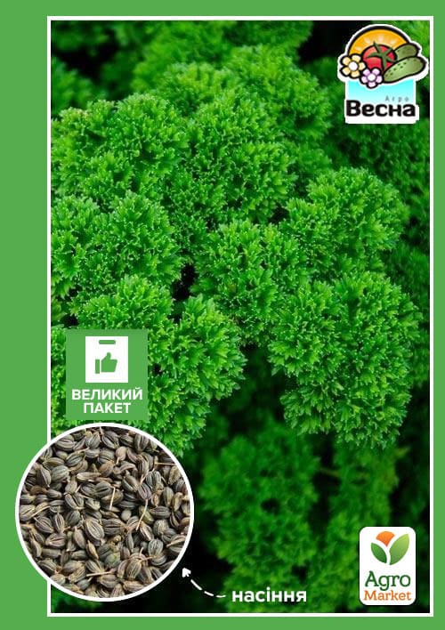 Петрушка "Кучерявая" (Большой пакет) ТМ "Весна" 3г