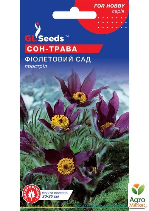 Сон-трава "Фиолетовый сад" ТМ "GL Seeds" 0.1г