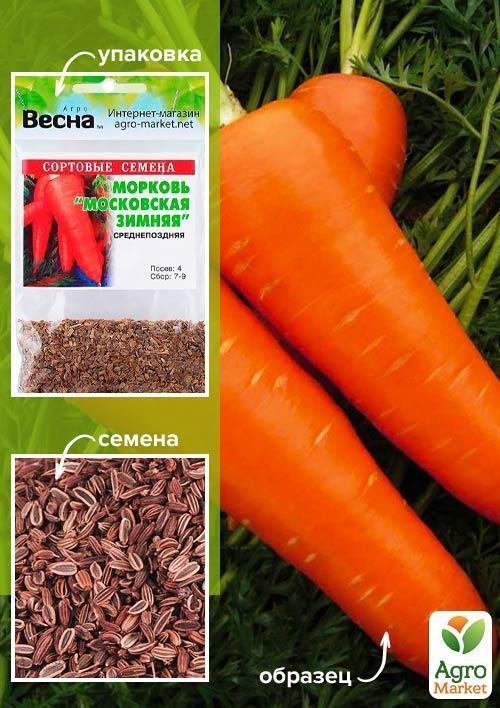 Морква "Московська зимова" (Зипер) ТМ "Весна" 5г