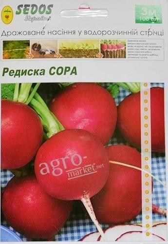 Редис "Сора" ТМ "SEDOS" 3м 100шт
