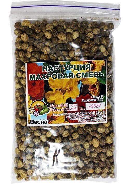 Настурция "Махровая смесь" ТМ "Весна" 100г NEW - фото 2