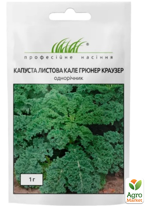 Капуста листовая "Грюнер Краузер" ТМ "Профессиональные семена" 1г