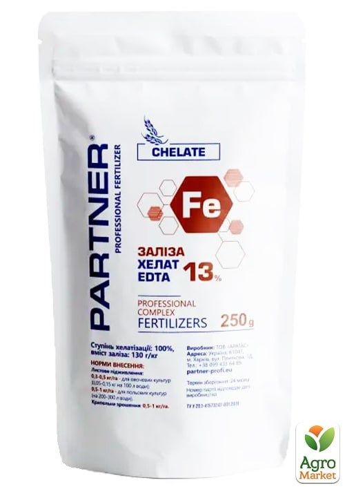 Хелат заліза Fe 13% EDTA ТМ Partner 250 г