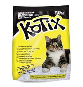 Kotix Силикагелевый наполнитель для кошачьего туалета 1.645 кг (8375920)