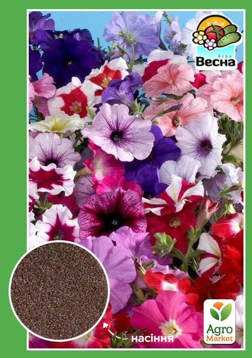 Петунія ампельна суміш ТМ "Весна" 0.3г