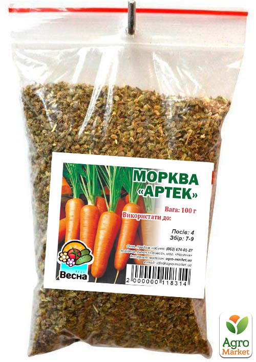 Морковь "Артек" ТМ "Весна" 100г - фото 2
