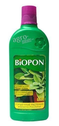 Мінеральне Добриво для рослин горщиків ТМ "BIOPON" 0.5л