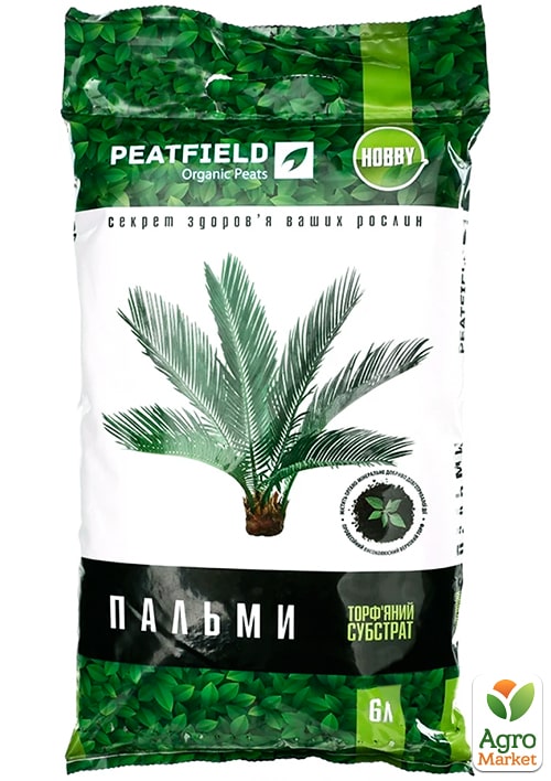 Торфяной субстрат для пальм ТМ "PEATFIELD" 6л