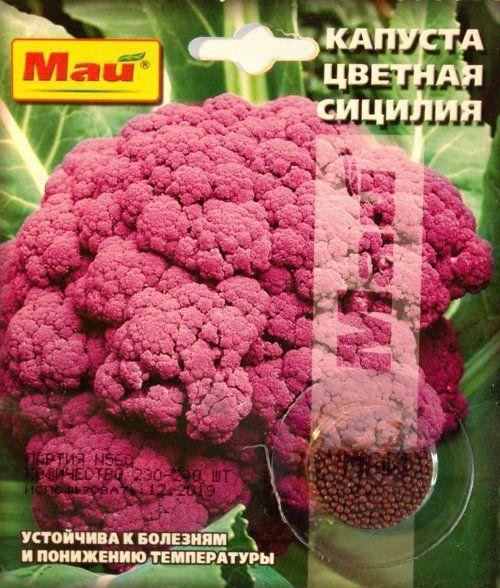 Капуста цвітна "Сицилія" ТМ "Май" 230-240шт