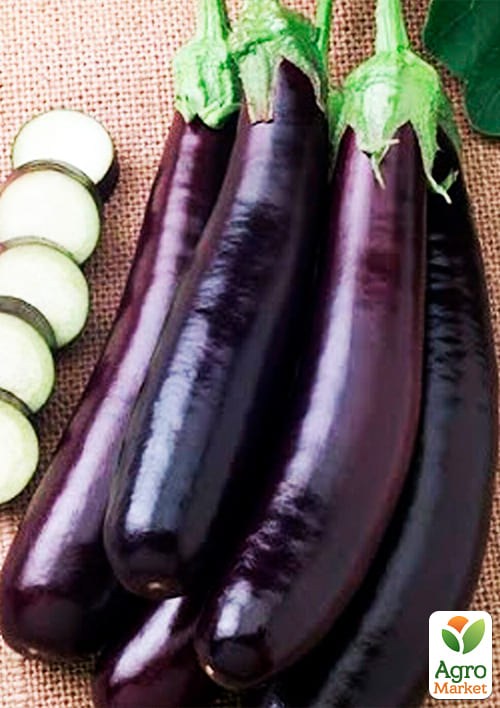 На вагу Баклажан "Фіолетовий довгий" ТМ "Весна" ціна за 2г - фото 2