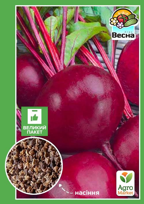 Буряк "Бордо Харківський" (Великий пакет) ТМ "Весна" 6г
