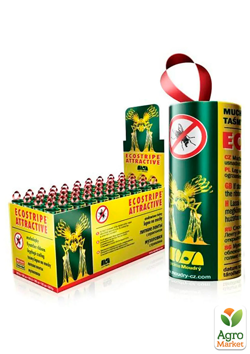 Липкая лента от мух "ECOSTRIPE" 1шт