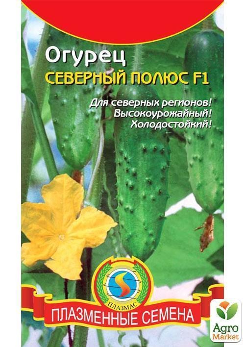 Огурец "Северный полюс F1" ТМ "Плазменные семена" 8шт