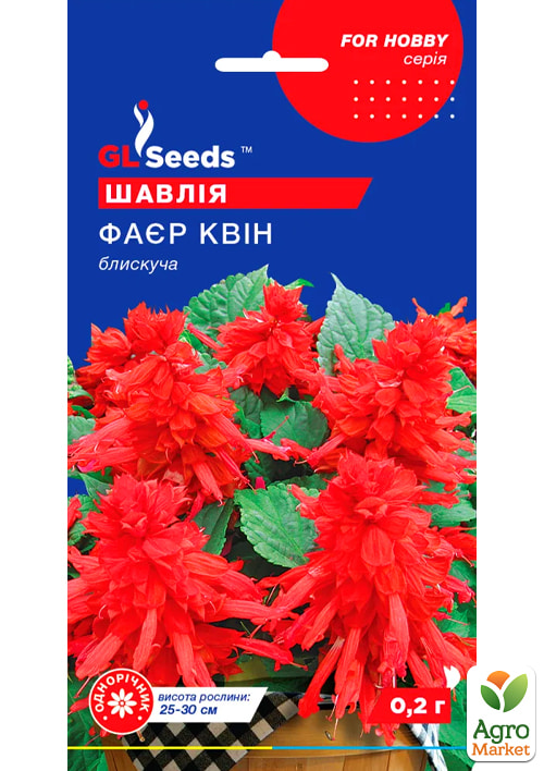 Сальвія "Фаєр Квін" ТМ "GL SEEDS" 0.2г